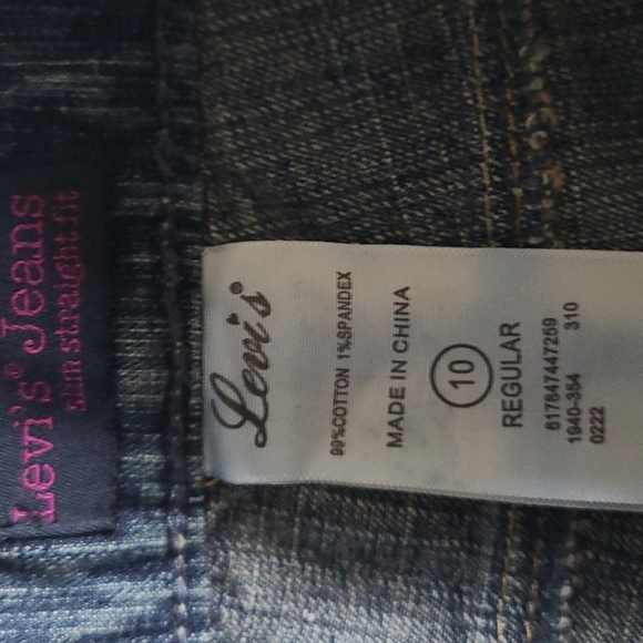 Levi's Straight Leg Slim fit Jeans - Picture 4 of 4